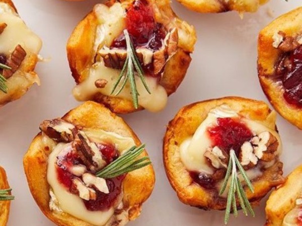 Cranberry Brie Bites appetizer