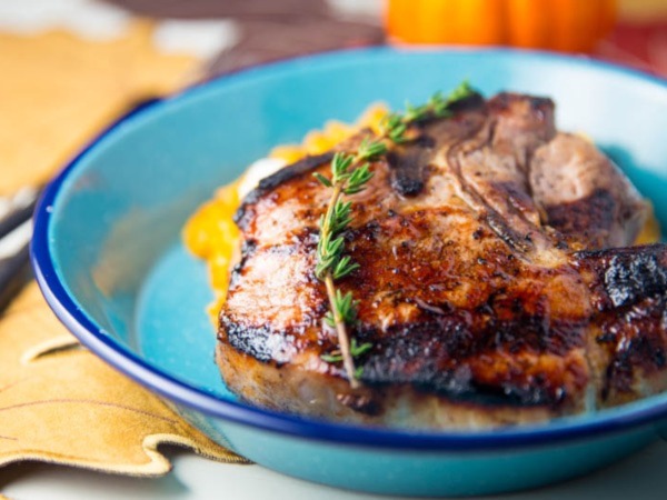 Maple Brined Pork Chops